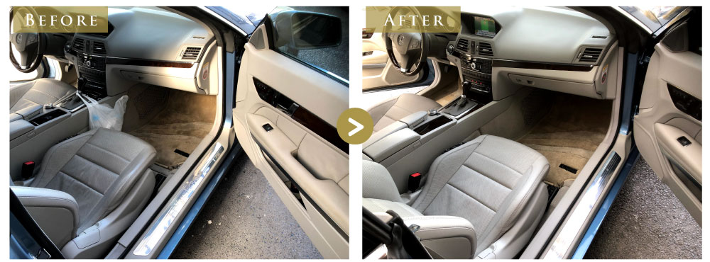 助手席のルームクリーニング｜埼玉・川口のカービューティープロきりん